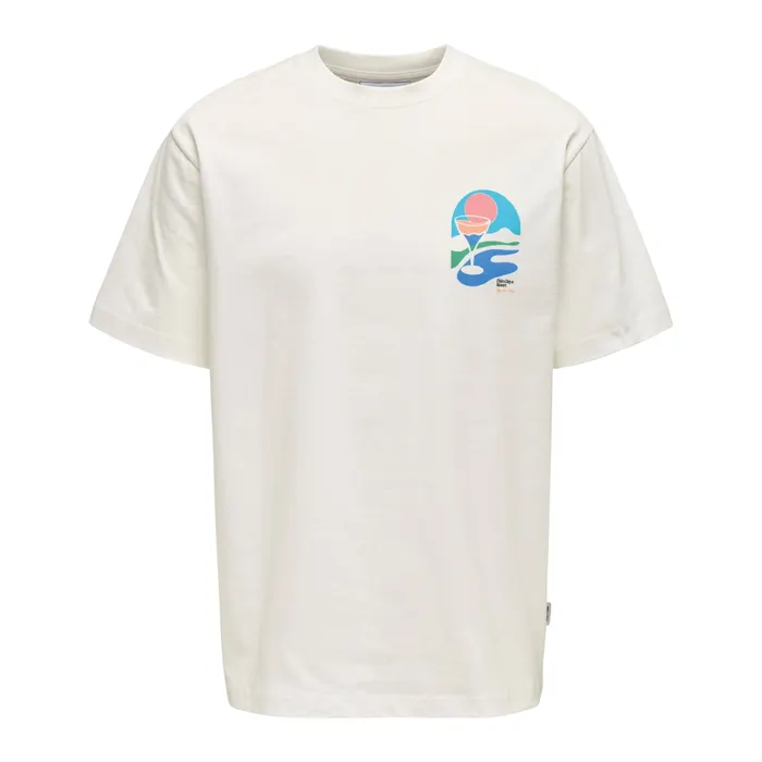 Only & Sons Palm Days Print Shirt Heren