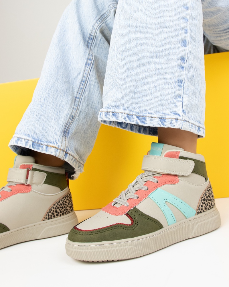 Nelson Kids Hoge sneakers  - beige