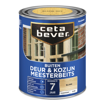 CetaBever Meesterbeits Deur & Kozijn zijdeglans transparant blank 750 ml
