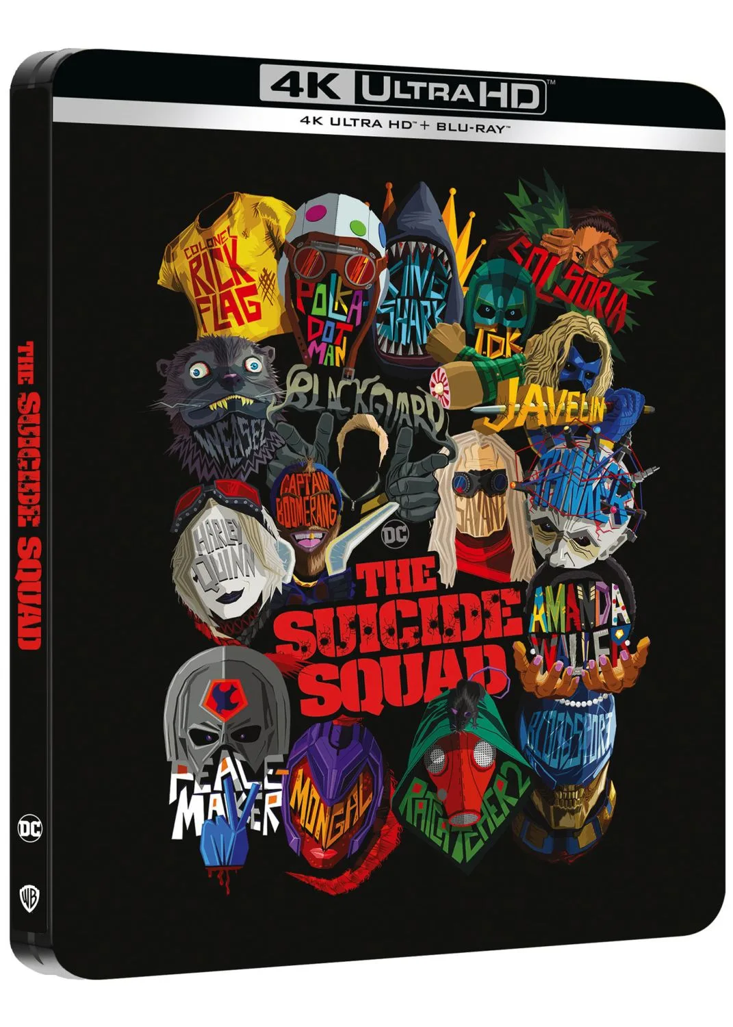 The Suicide Squad Edition Spéciale Steelbook (Blu-ray UHD 4K   Blu-ray) Disques Blu-ray films