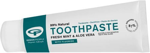 green people Fresh mint & aloe vera fluoride toothpaste 75ML