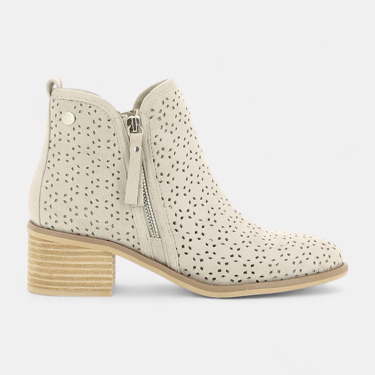 Bottines à talon Femme beige