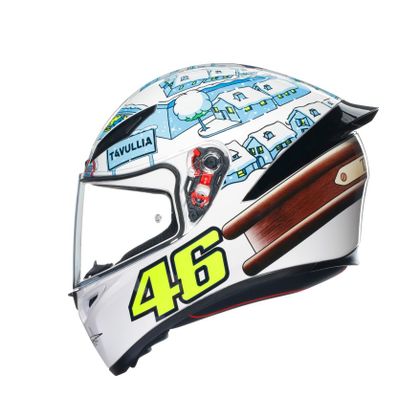 Casque AGV K1 S - ROSSI WINTER TEST 2017 - Multicolore