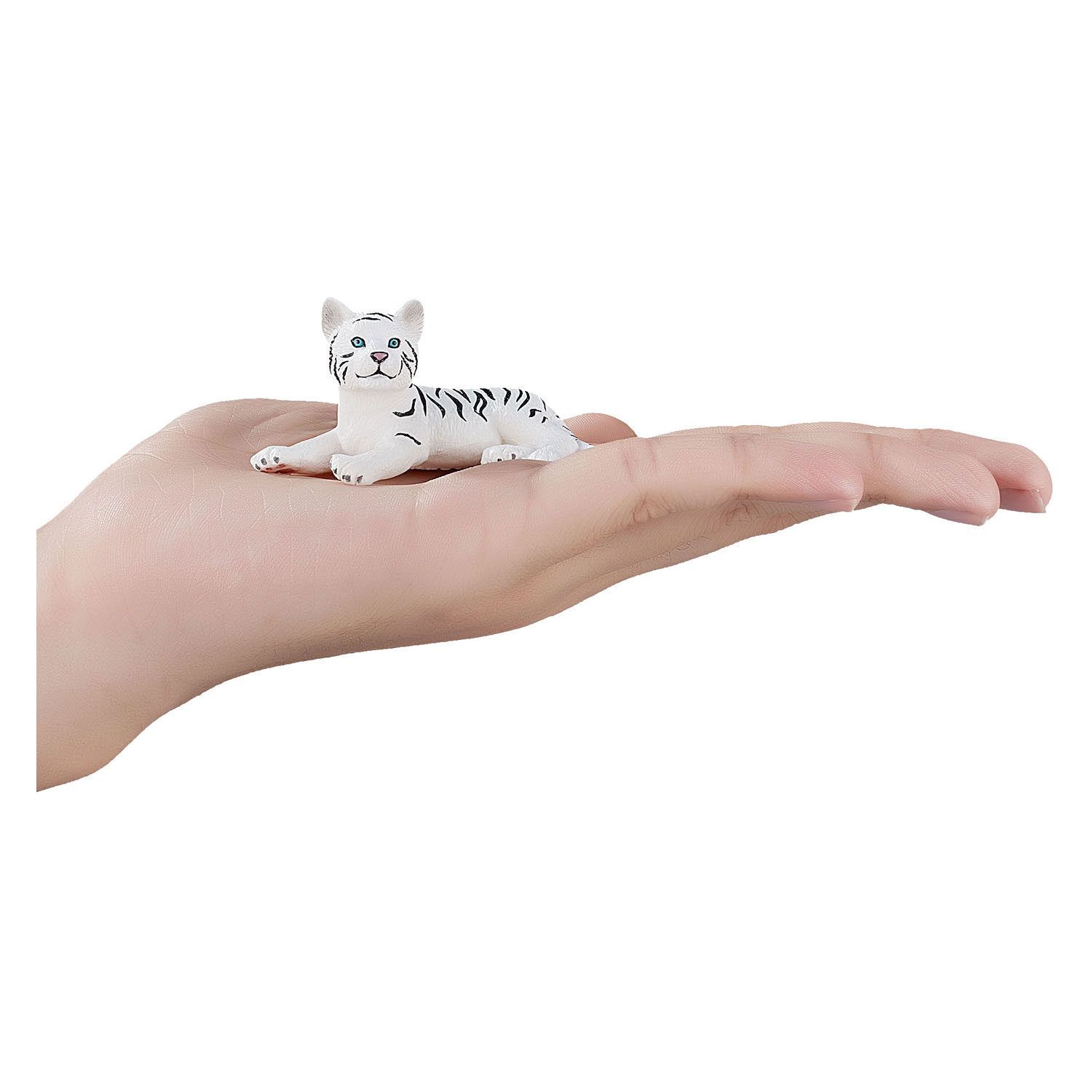 Mojo Wildlife Witte Tijgerwelp Liggend- 387015