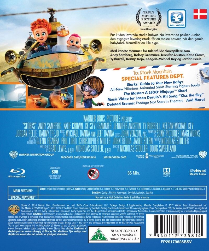 Storkene - Film 2016 - Blu-Ray