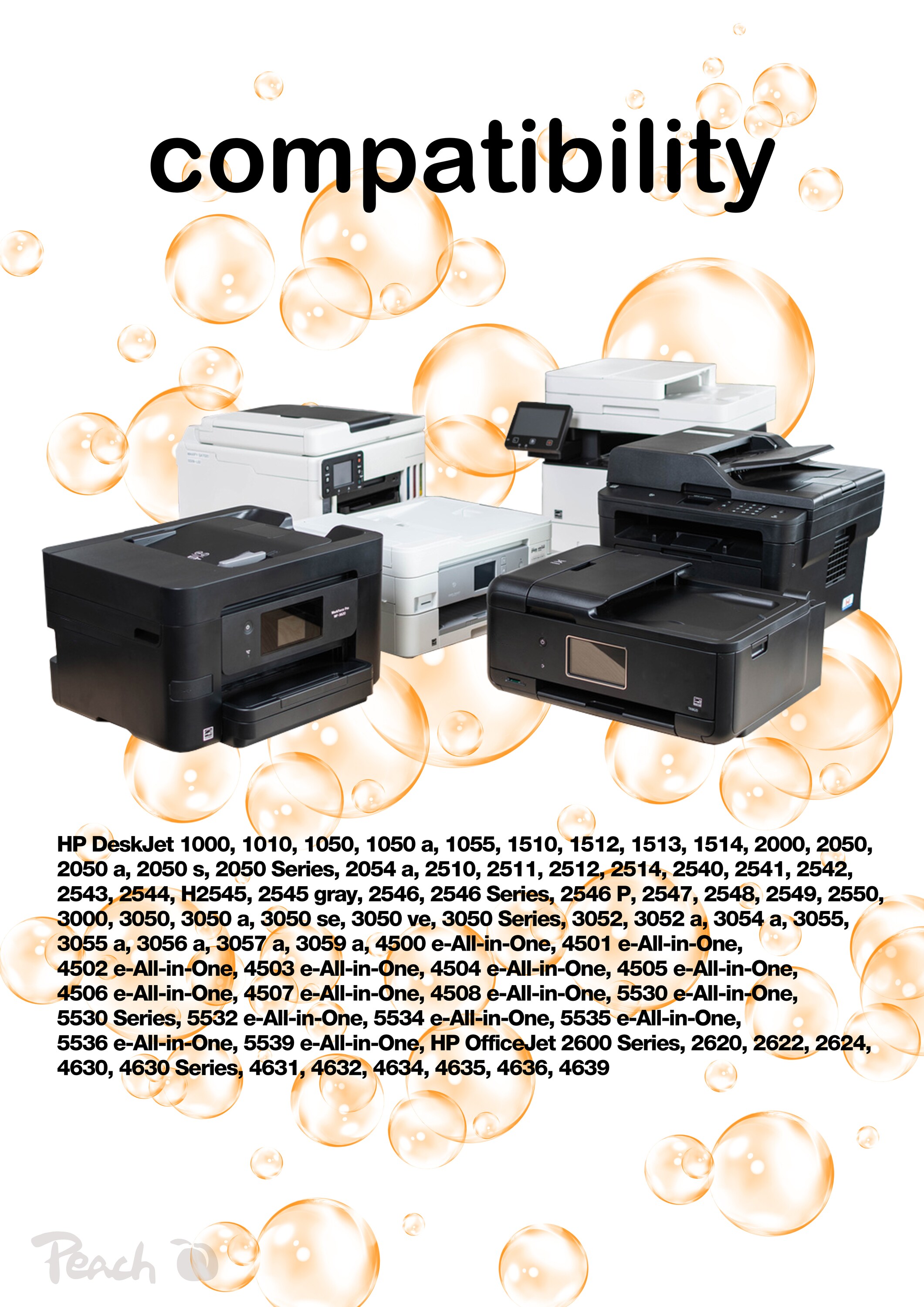 Peach HP 301 XL 2 Druckköpfe XL (bk, col) ersetzt HP No. 301XL, CH563EE, CH564EE für z.B. HP DeskJet 1510, HP Envy 4500 e-All-in-One, HP DeskJet 1000 (wiederaufbereitet)
