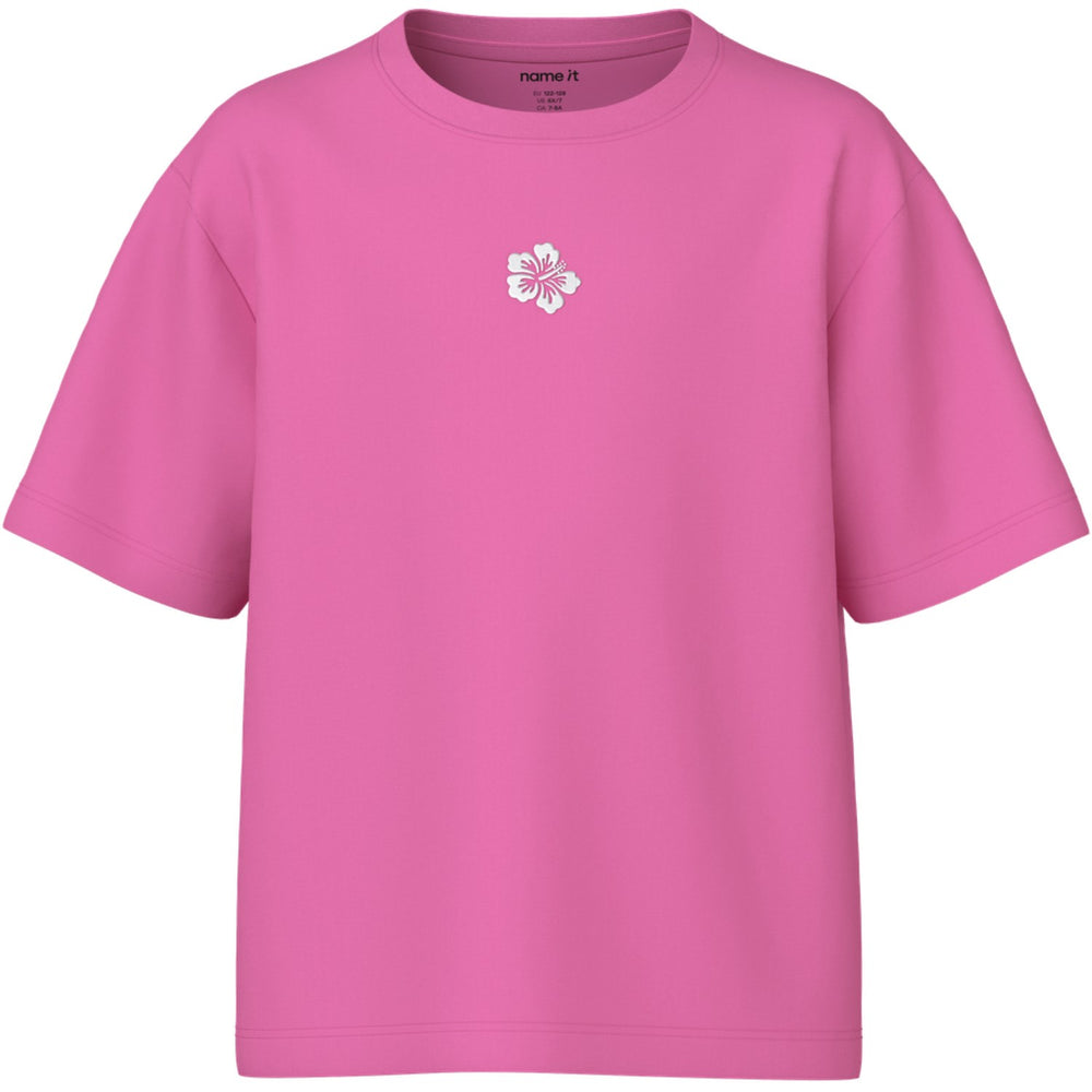 Køb Name It Strawberry Moon Hibiscus Embroidery Nkfvictoria Ss Nreg Top