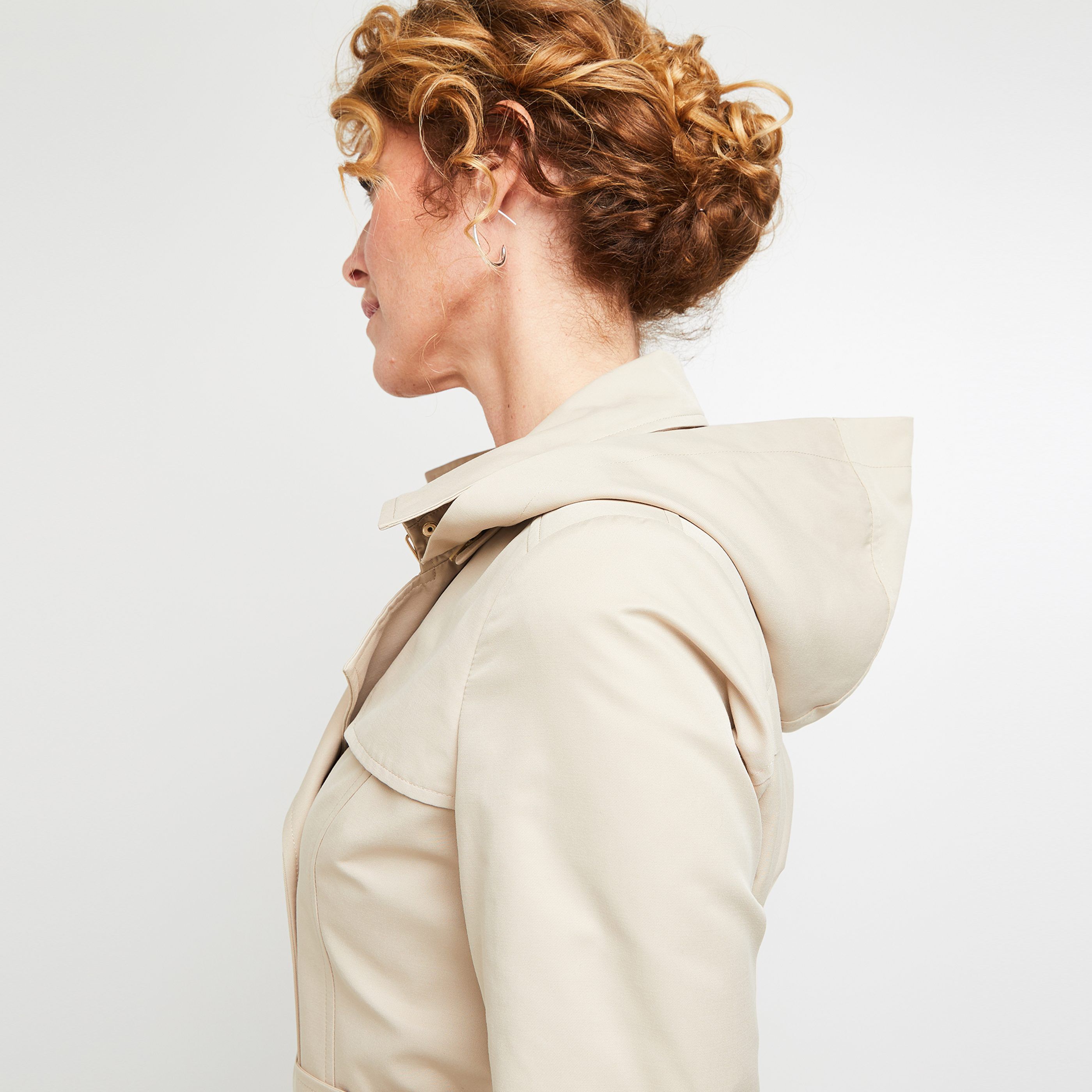 Trench long femme - BEIGE