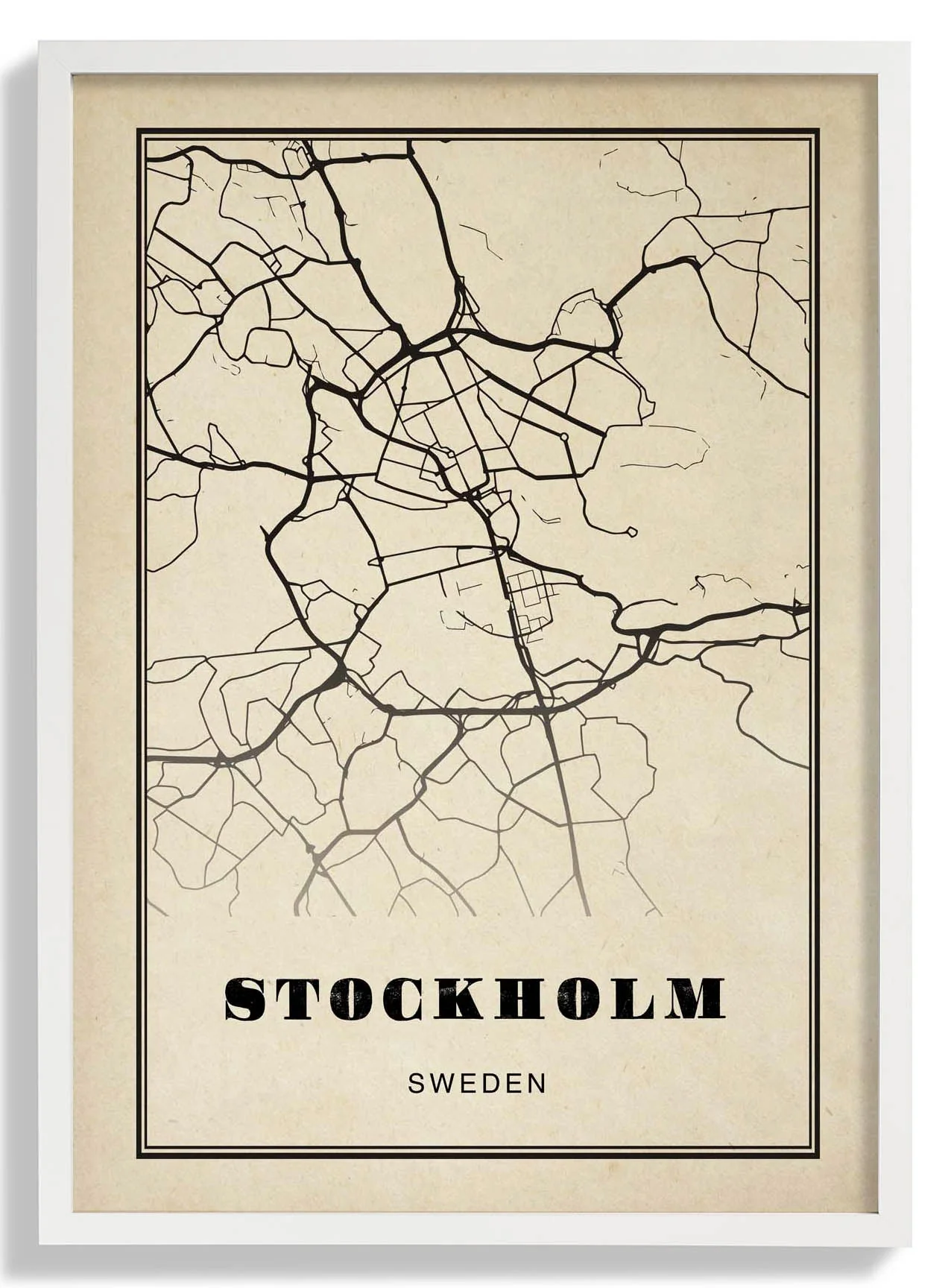 Stockholm Stadt Sepia