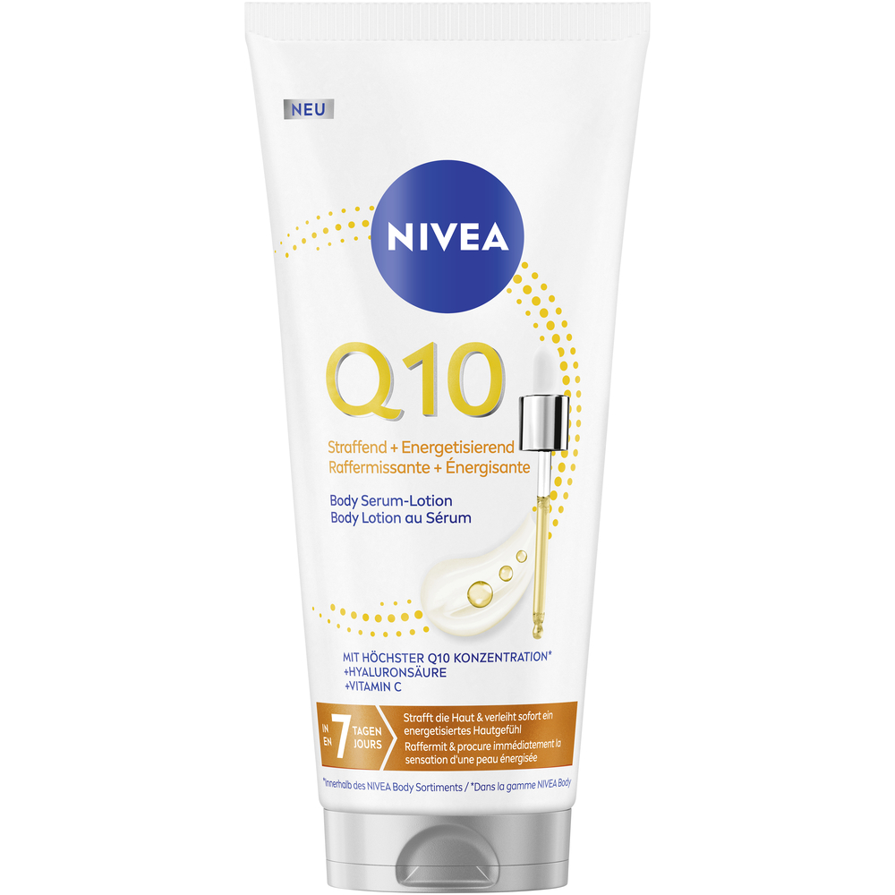 Nivea Q10 Body Serum-Lotion<br>200 ml, Tube, straffend & energetisierend