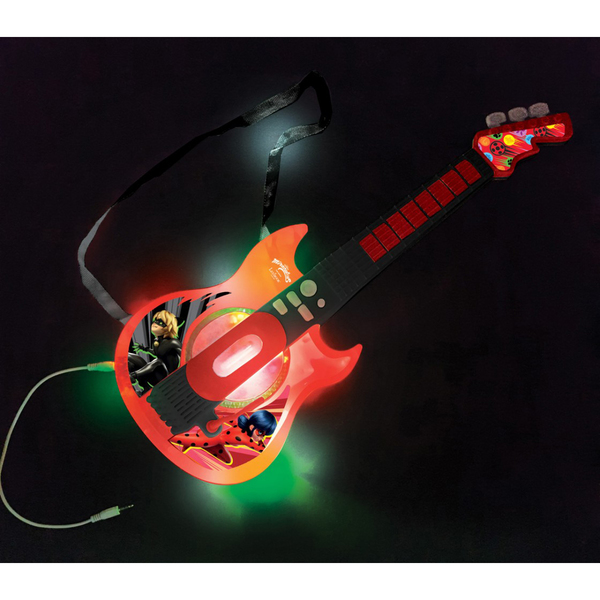 Guitare électrique lumineuse avec micro Miraculous