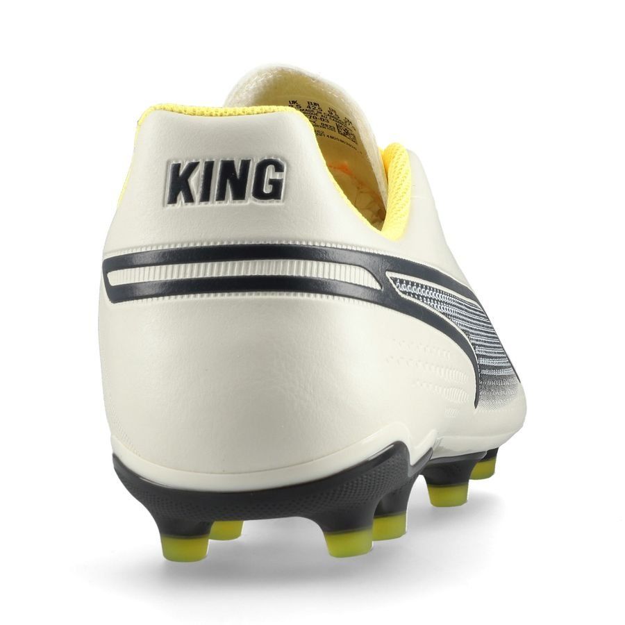 PUMA King Match FG/AG Voltage - Alpine Snow/Gris/Yellow Blaze
