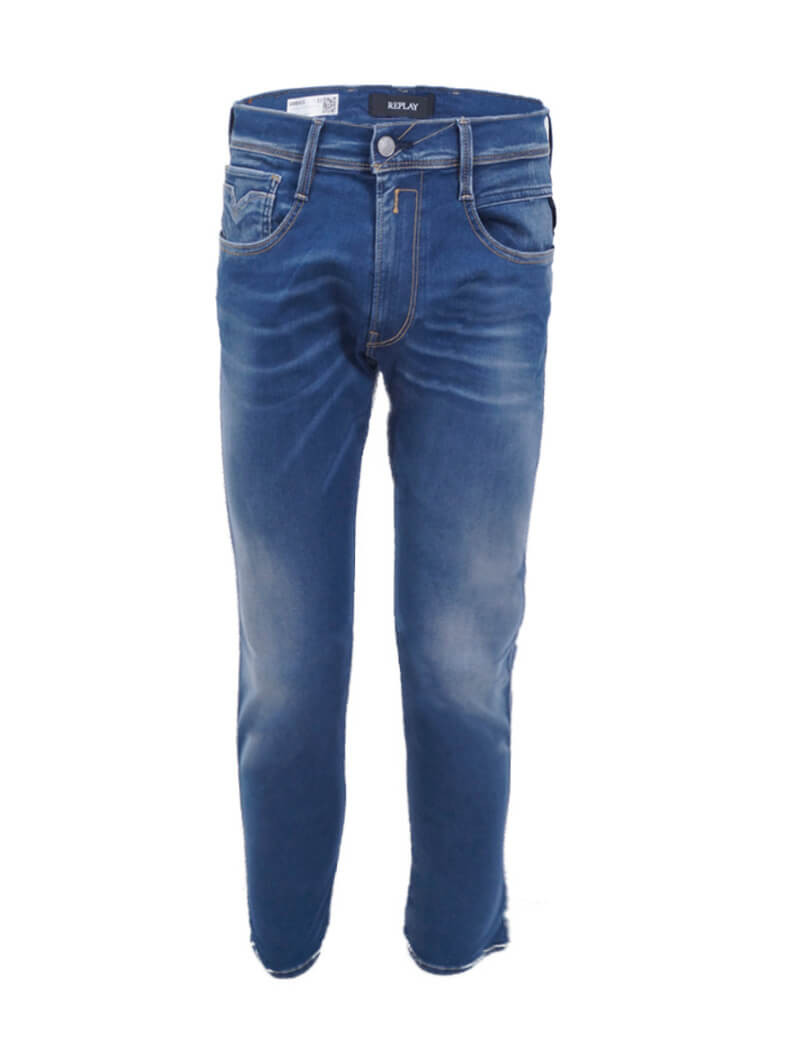 REPLAY JEAN ANBASS SLIM BLEU DENIM