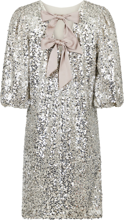 Neo Noir Lassie Sequins Dress Pale gold