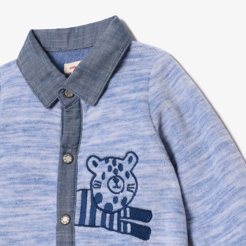 Pyjama bébé garçon brodé tigre Catimini Aucune nuance