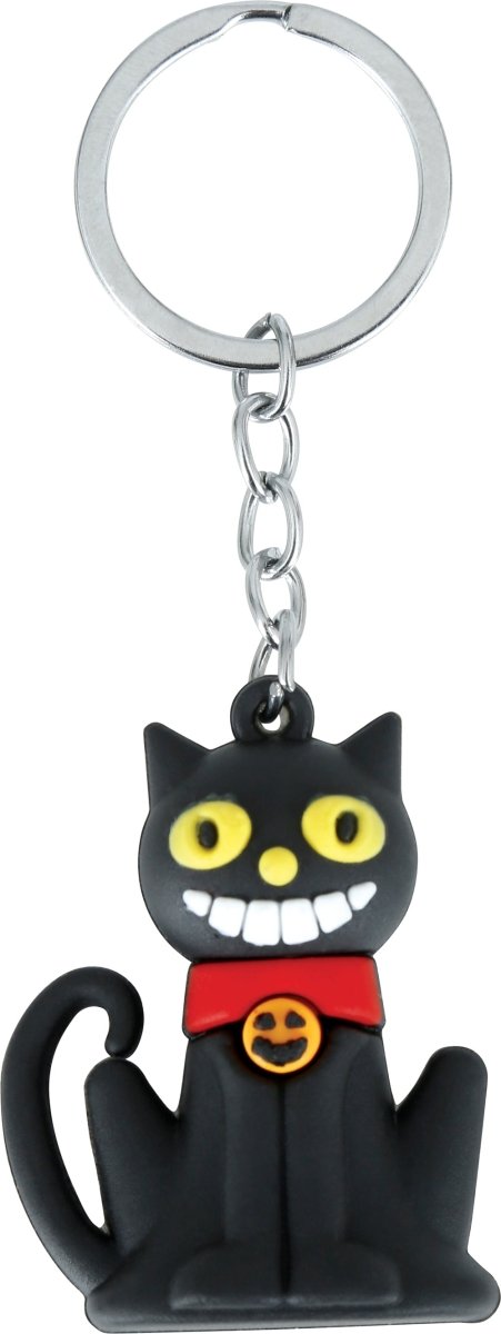 Halloween Uitdeelcadeautjes Sleutelhangers 4,5cm 6st