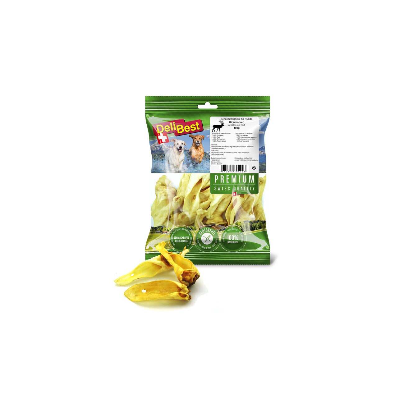 DeliBest Hirschohren 100g