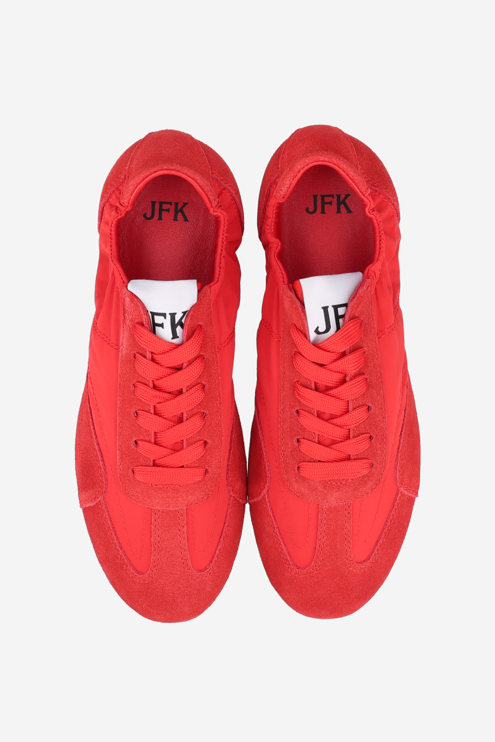 Nylon / suede sneakers