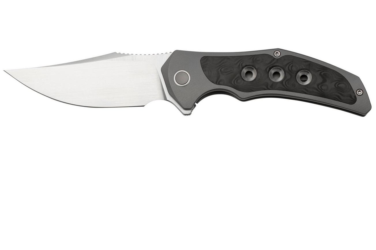 WE Knife Magnetron Gray Titanium Rose Carbon Fiber, Hand Rubbed CPM 20CV WE18058-2 zakmes