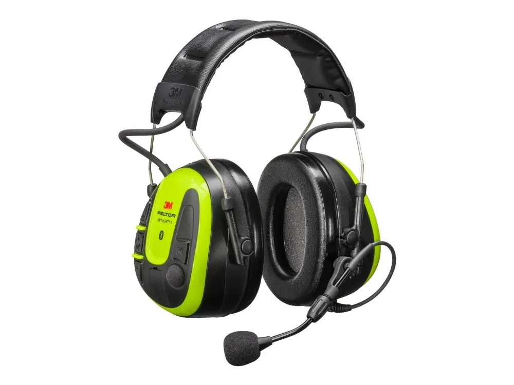 3M Peltor WS Alert X MRX21A4WS6 - Headset - fuld størrelse - Bluetooth - trådløs - klargul