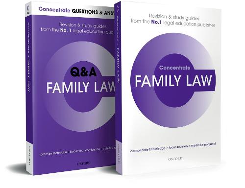 Family Law Revision Concentrate Pack: Law Revision and Study Guide - Concentrate (Multiple items)