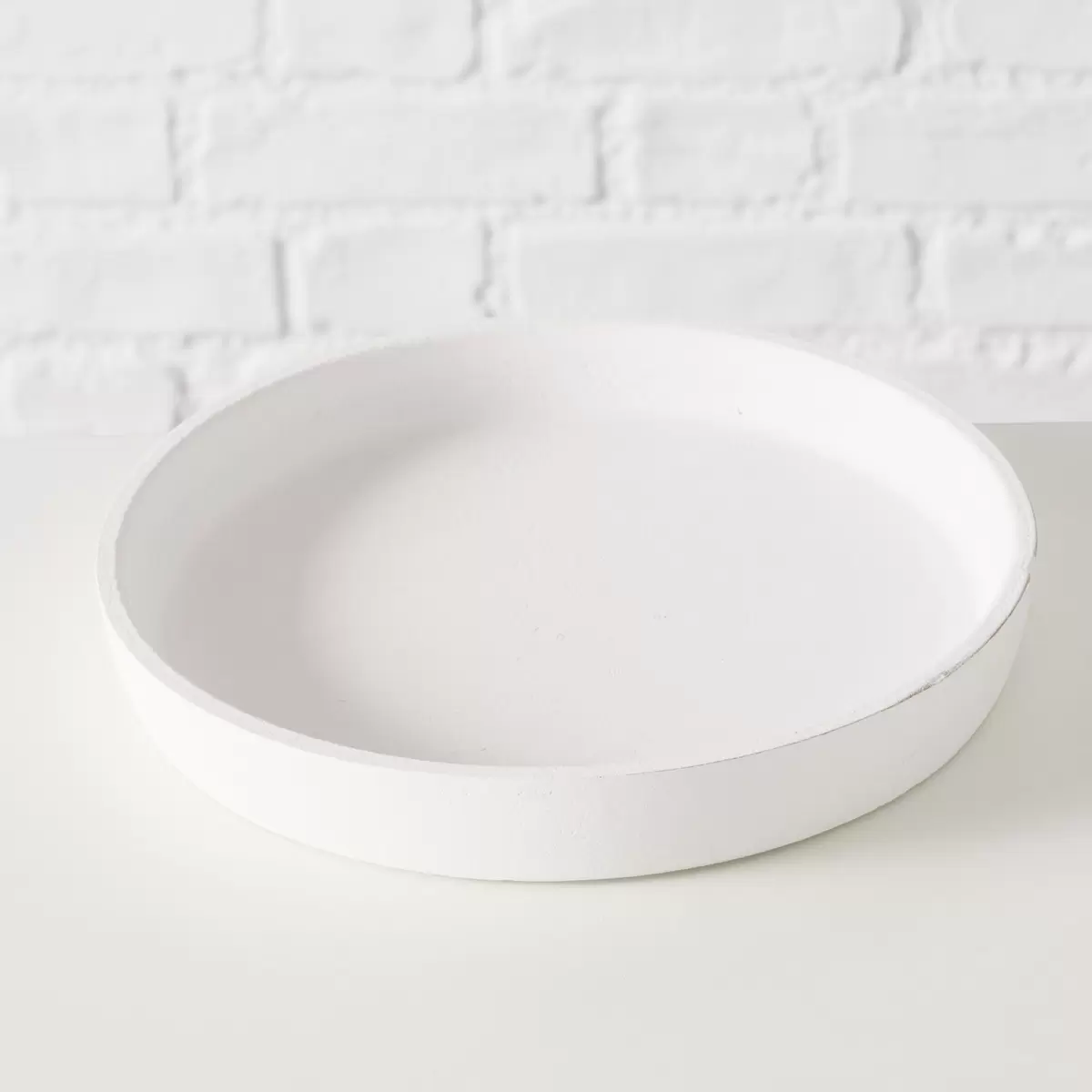 Deko-Tablett 6-tlg. Hyggelig transparent,weiss
