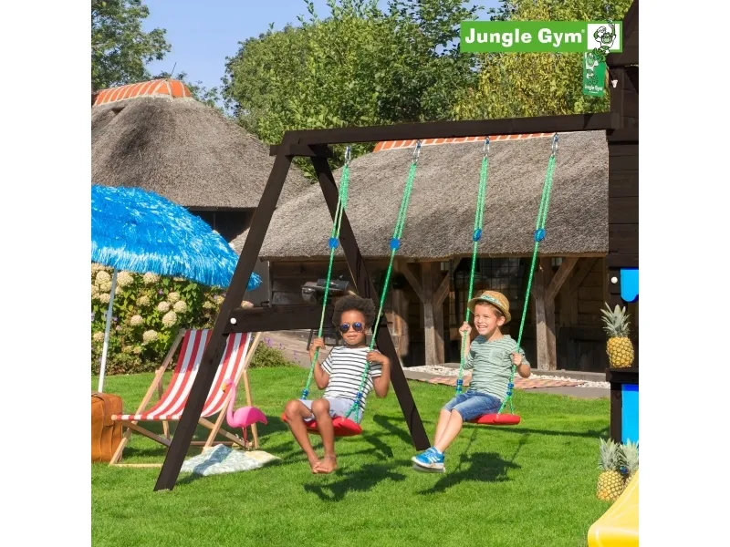 Jungle Gym Swing Modul X'tra komplet, grundmalet sort (806-255)