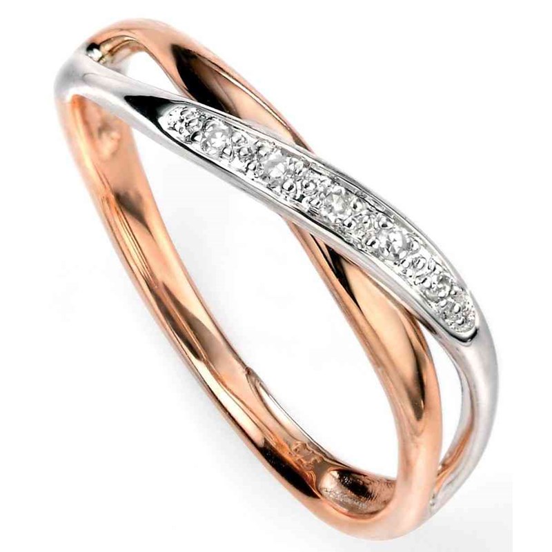Bague diamant en Or 375/1000