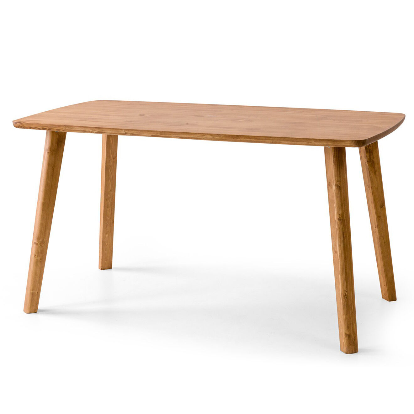 Homitis Table à manger BN noyer - 139x78x74x5 cm