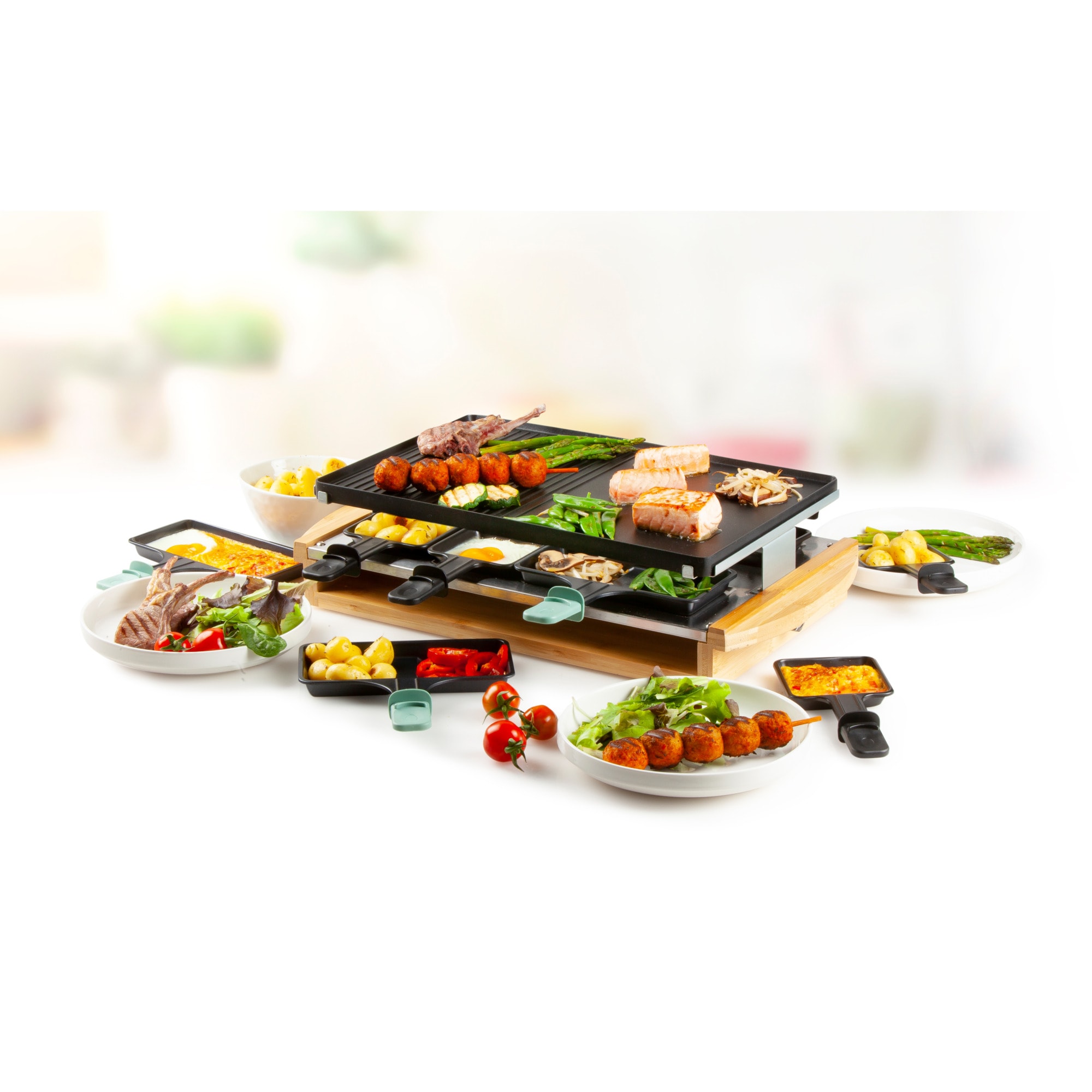 Domo Raclette Bamboo D09246G