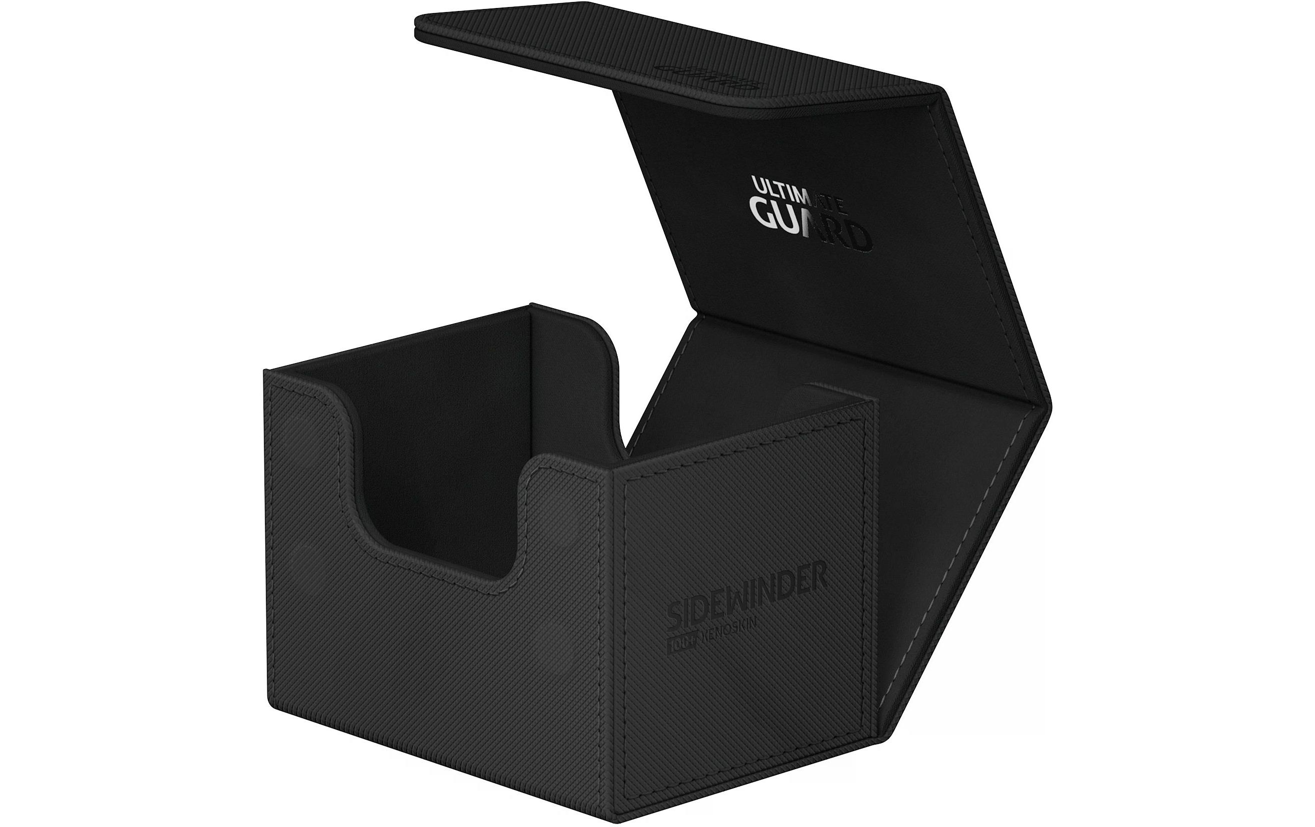 Kartenbox XenoSkin Sidewinder Monocolor 100+ SchwarzHochwertige Box für Sammelkarten in Standardgrösse