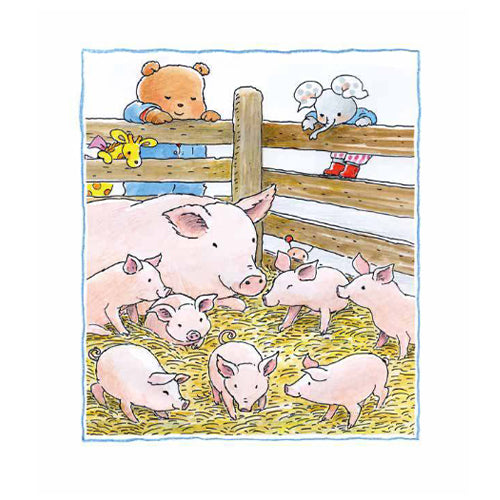 Uitgeverij kluitman geluidenboek bobbi wat hoor je op de boerderij?