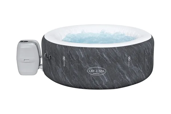 Bestway Lay-Z-Spa 60175, 669 L, 4 person(er), Rund, Boble/Jet massage, Grå, Hvid, 40 °C