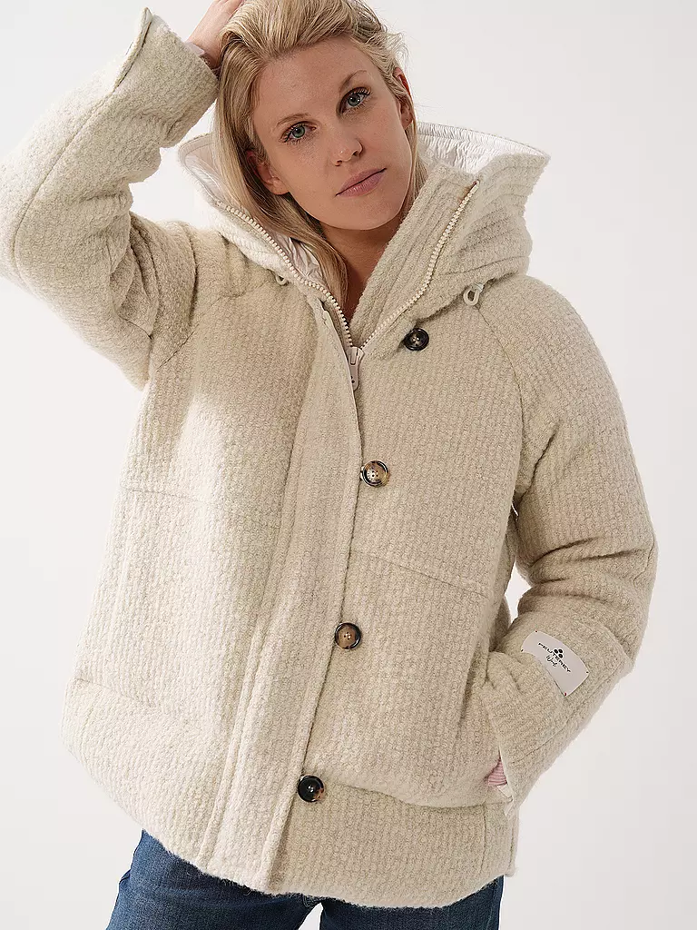 PEUTEREY Daunenjacke TAMBOC BOUCLE creme