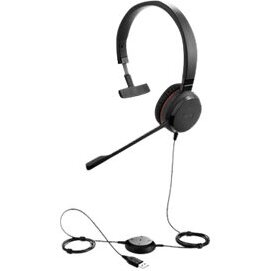 Jabra Evolve 20 Casque Avec fil Arceau Bureau/Centre d'appels USB Type-A Noir