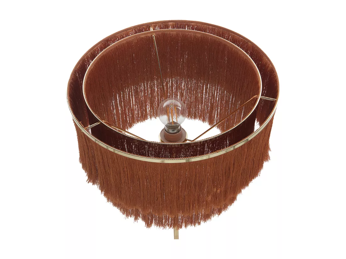 Lampadaire PERISTERI Métal Marron