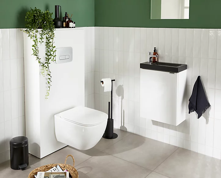 Habillage bâti WC suspendu chêne clair Salgar Space