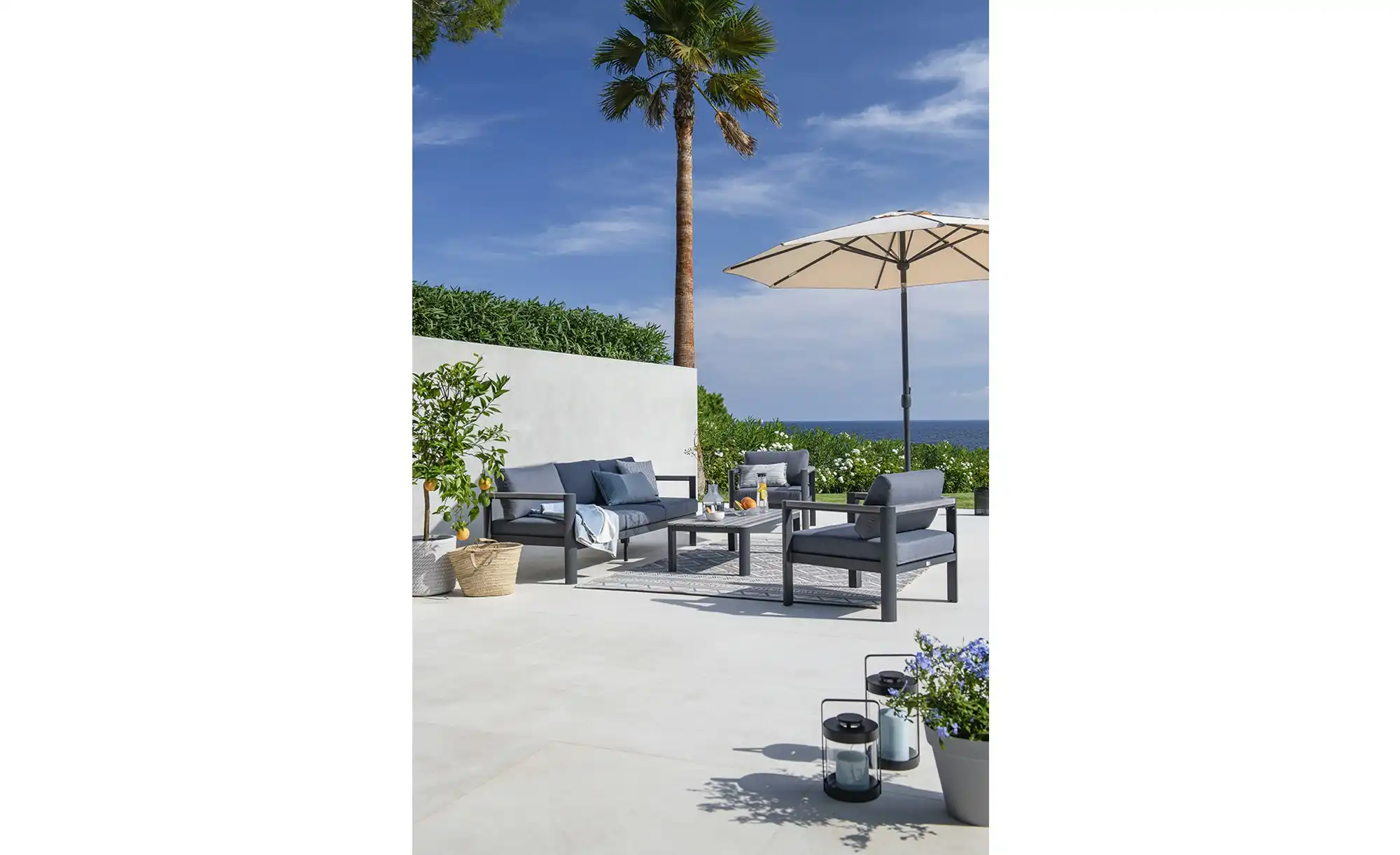 Loungeset 4-teilig Calais