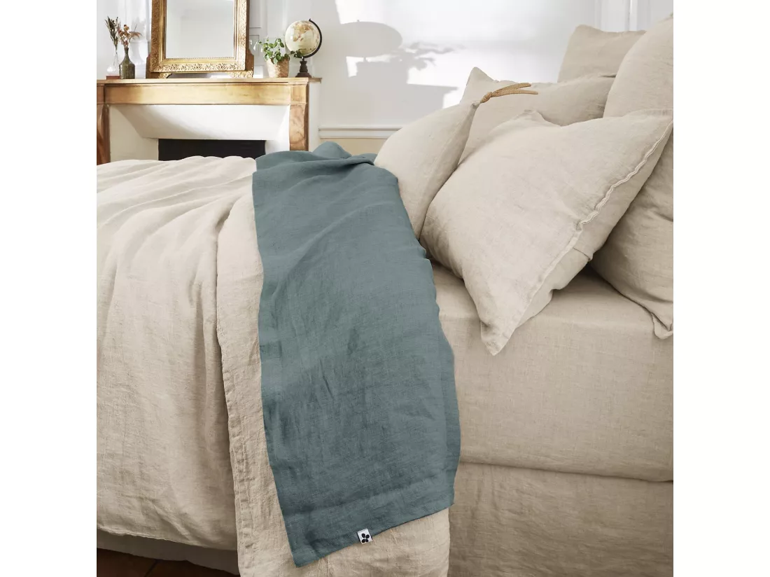 Drap plat 240 x 300 cm SOLINE Ardoise