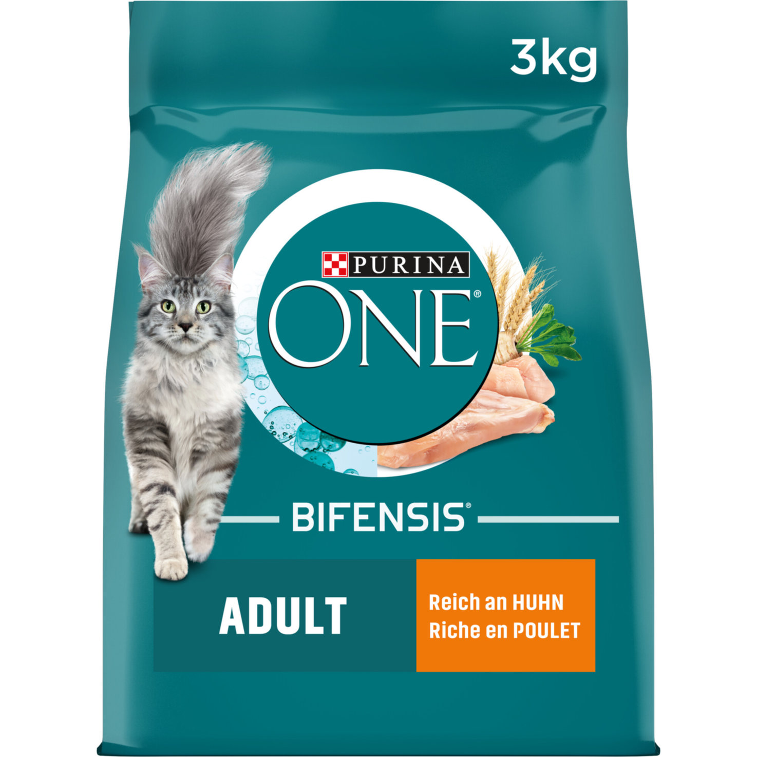 Purina ONE Trocken-Katzenfutter Adult Huhn & Getreide
