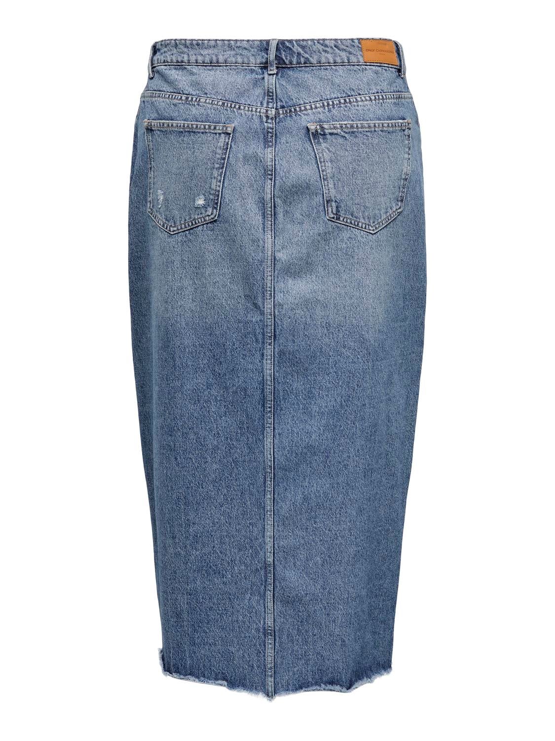 CAREMMA Jeansrock Medium Blue Denim