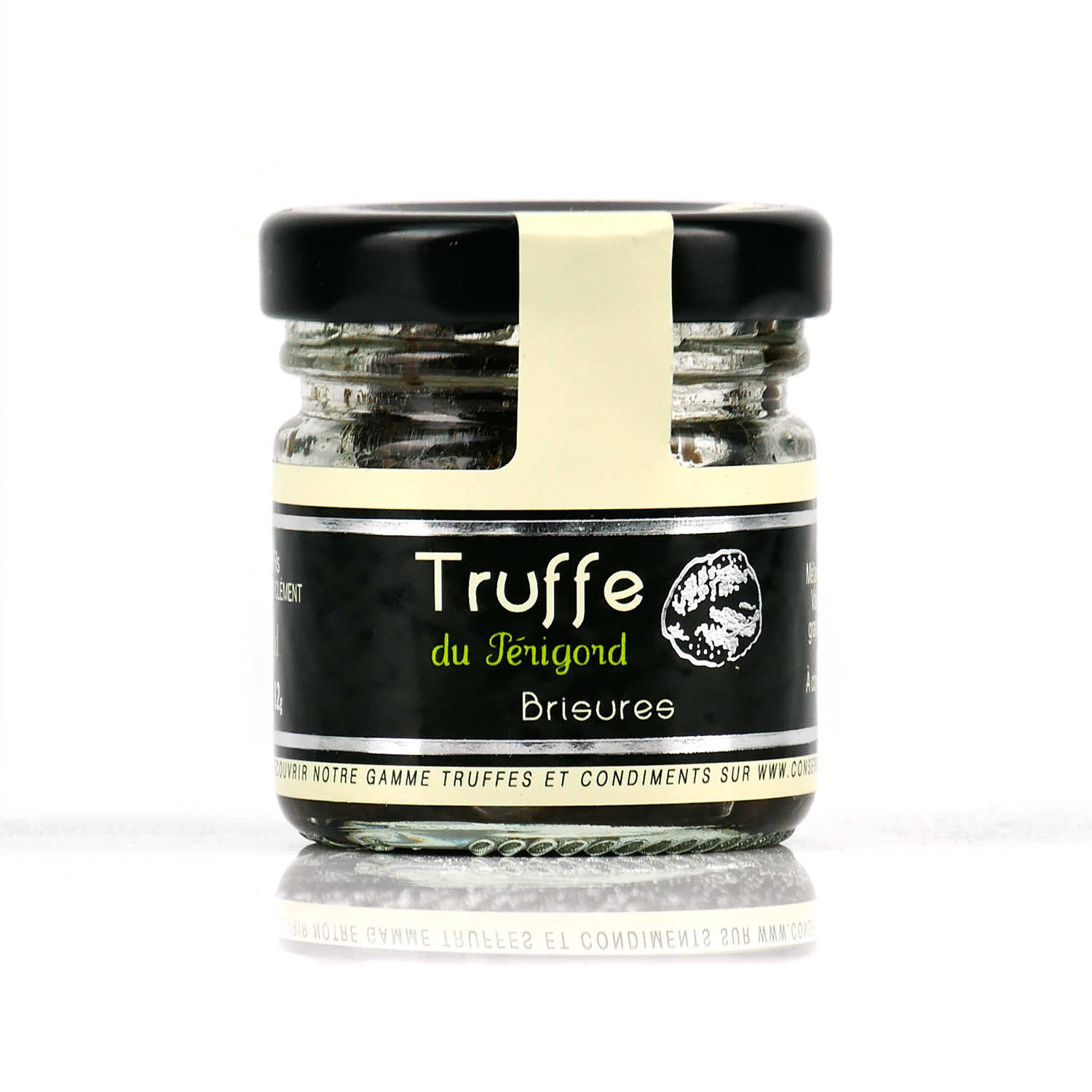 Brisures de truffes noires du Périgord (tuber melanosporum)