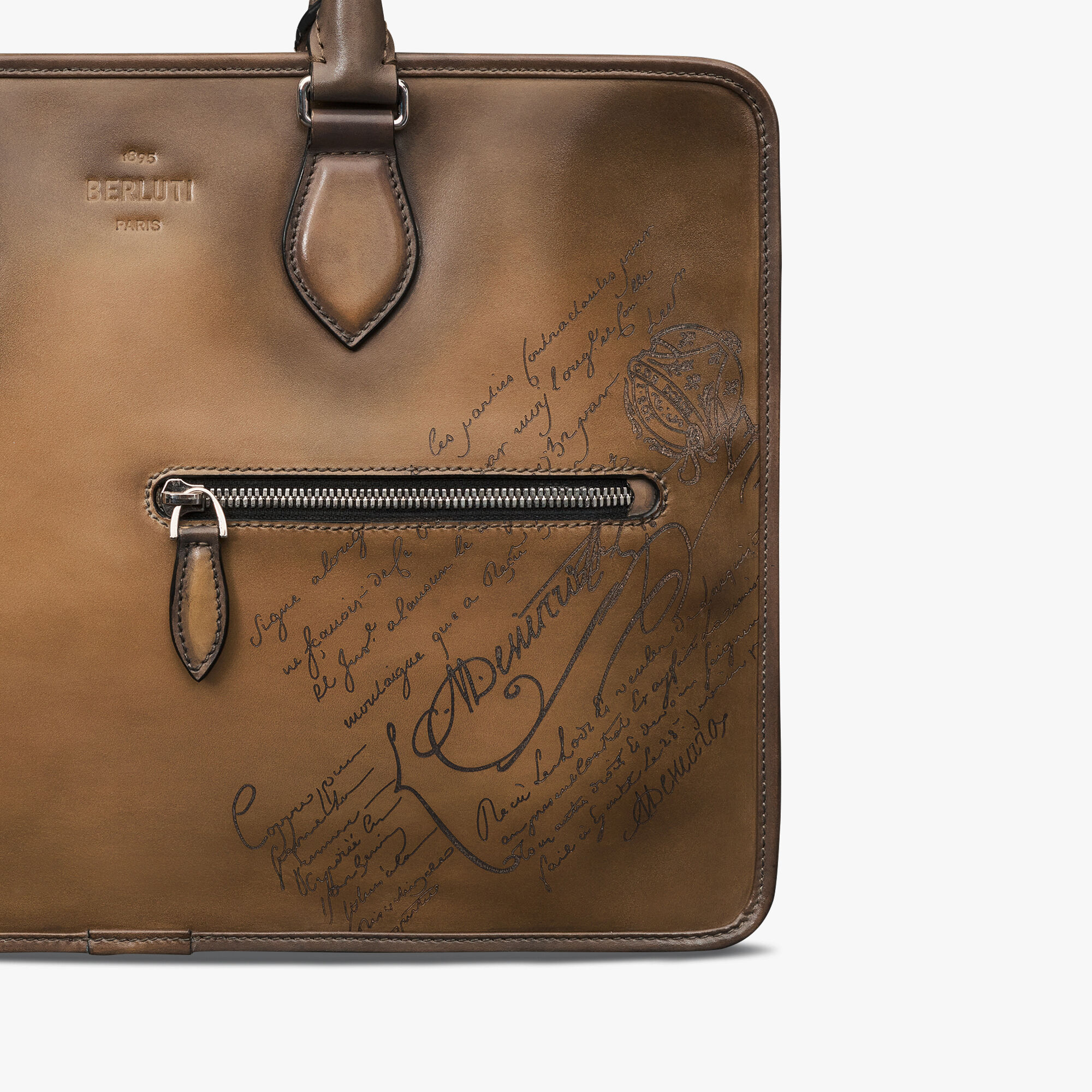 Cartable Un Jour Petit Modèle En Cuir Scritto