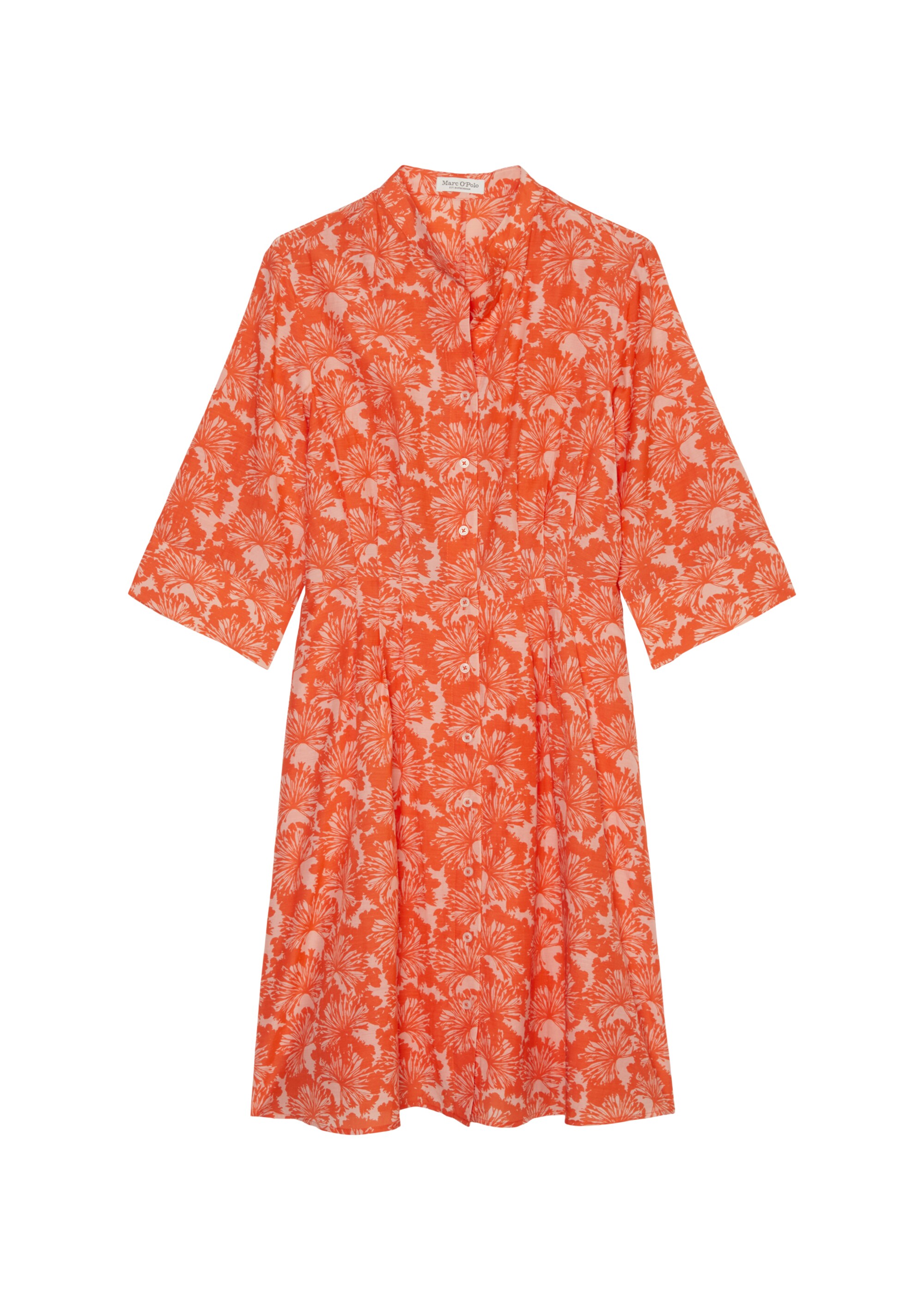 Blusenkleid mit Silky Touch aus softem Organic Cotton-Viskose-Mix
