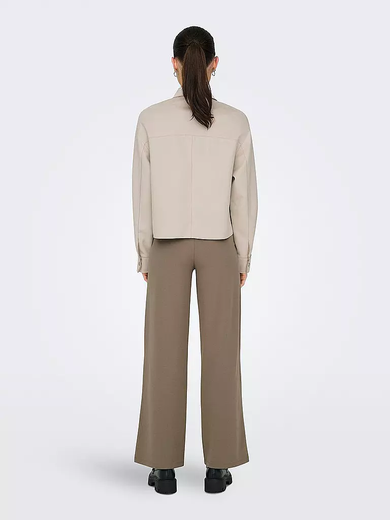 ONLY Jacke in Lederoptik ONLJOLINE beige