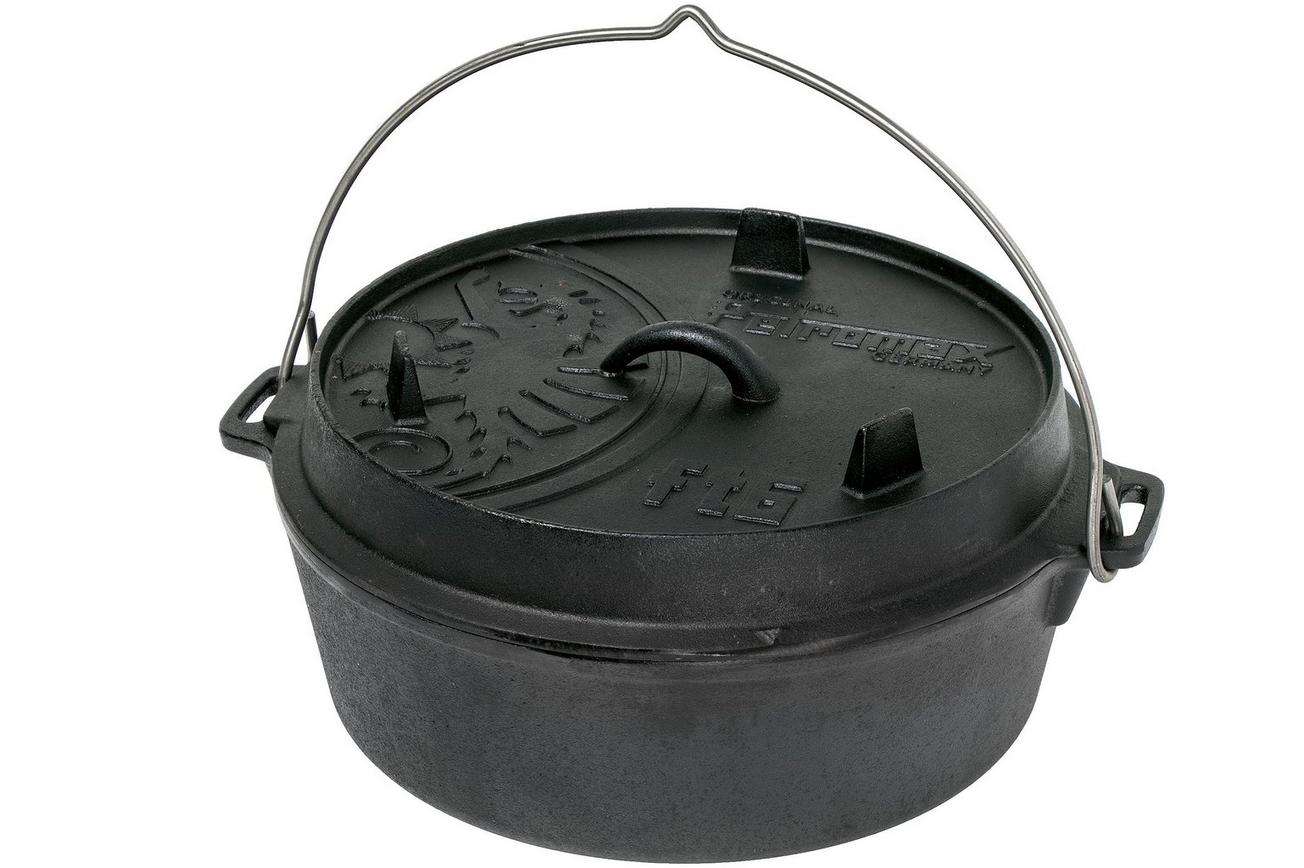 Petromax Dutch Oven FT6 platte bodem, FT6-T