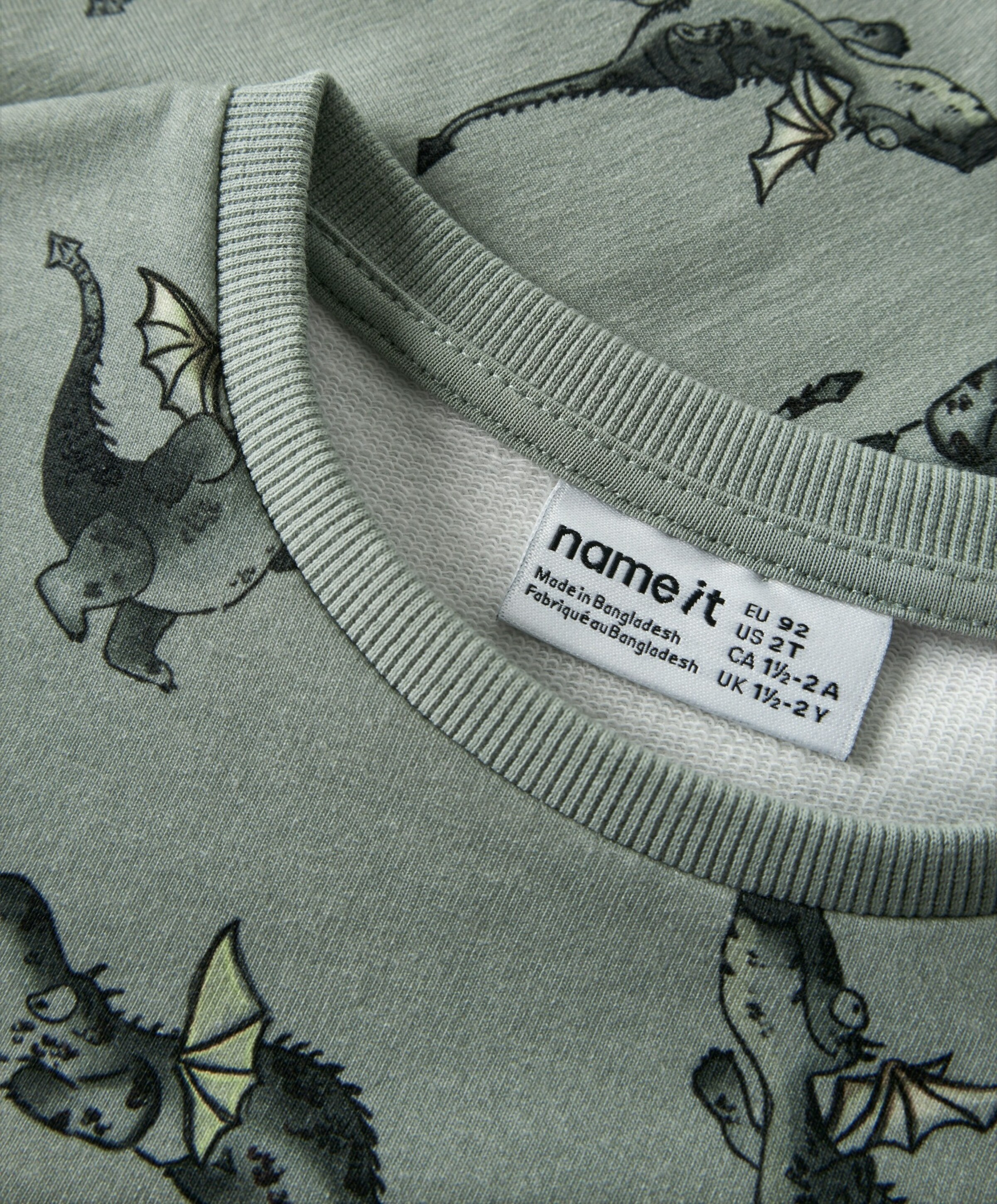 Name it Jongens sweater groen