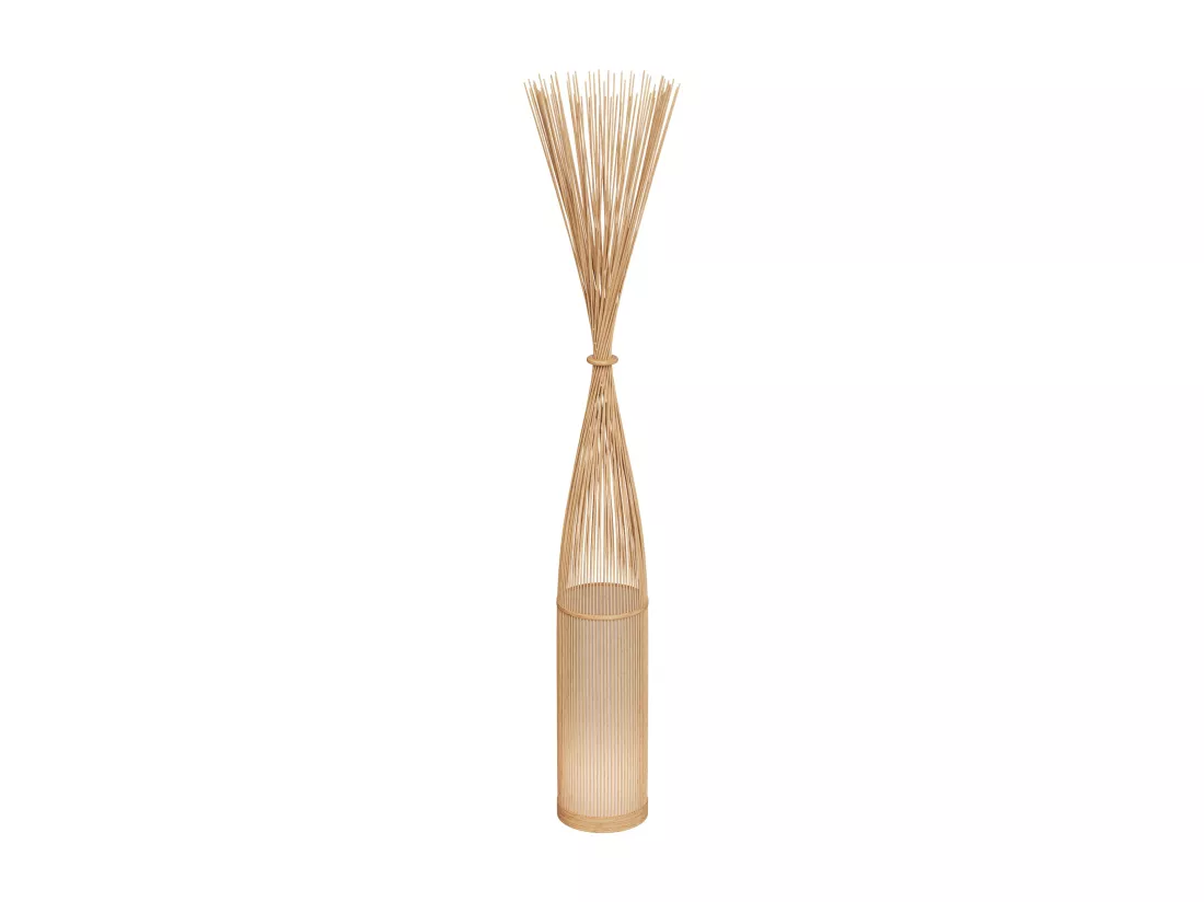 Lampadaire en bambou naturel - Huron