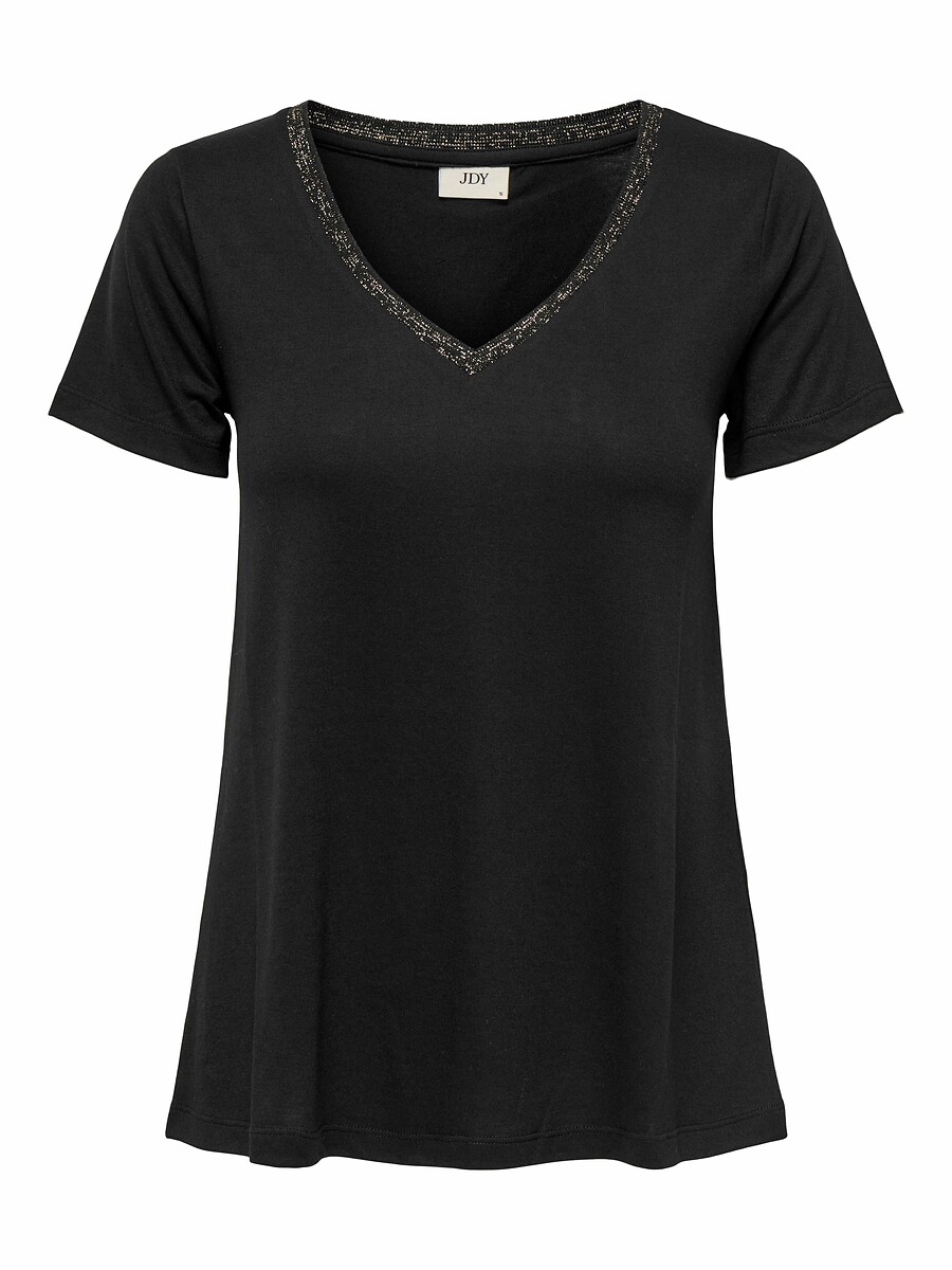JDY<br>Camiseta com decote em V