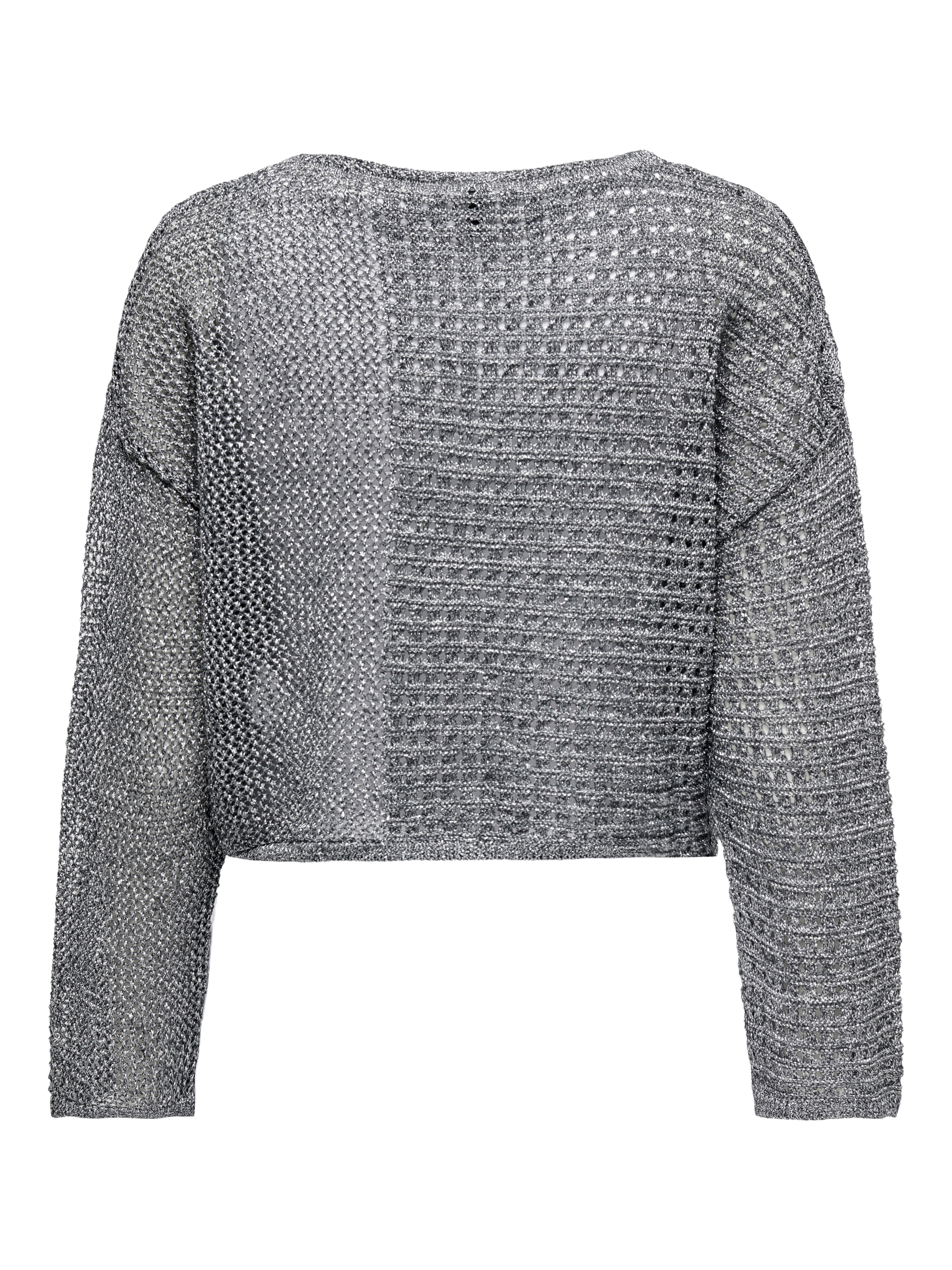 ONLNORA Strickpullover Silver